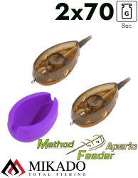 Набор методных кормушек APERIO XL 2x70 г. + форма