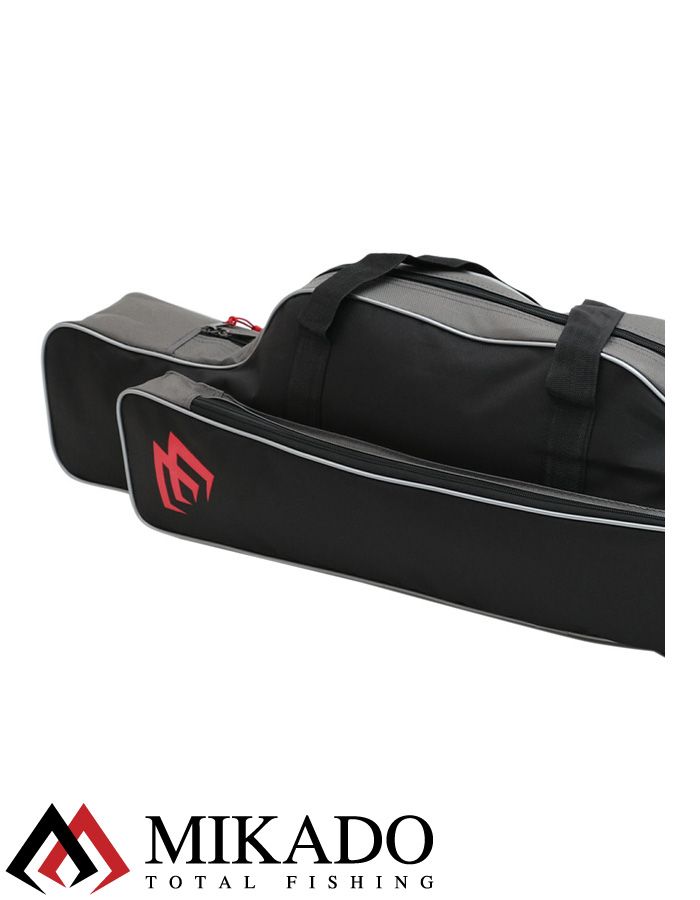 Чехол для удилищ Mikado 1 секционный 160 см. чёрно-серый