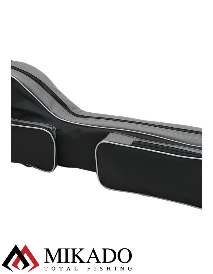 Чехол для удилищ Mikado 1 секционный 160 см. чёрно-серый