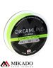 Плетеный шнур Mikado DREAMLINE Competition 0.12 fluo green (150 м) 10,21 кг.
