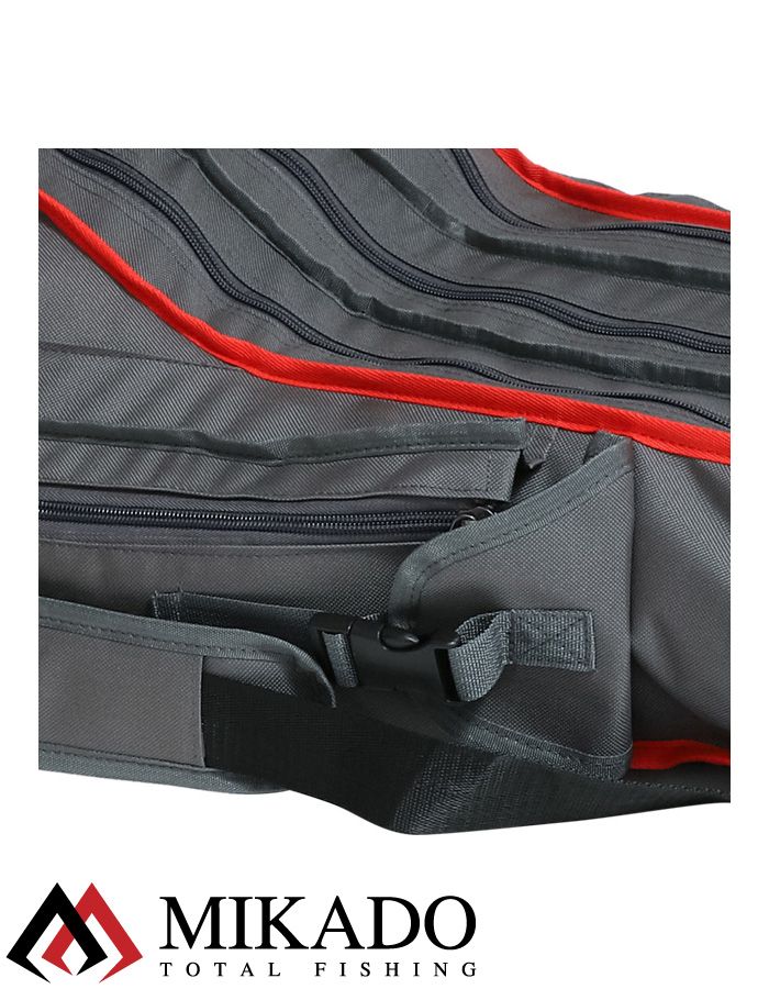 Чехол для удилищ Mikado 3 секции 150 см. серый