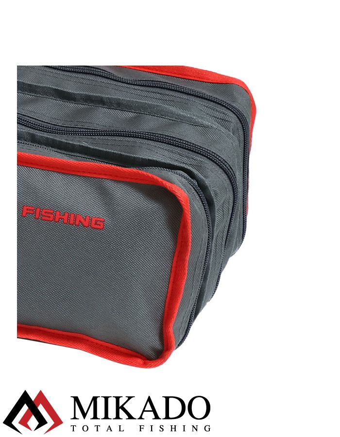 Чехол для удилищ Mikado 3 секции 150 см. серый