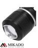 Налобный фонарик Mikado AML01-2209 10W-550lm + УФ свет (2 светодиода "High Power Cree", USB)