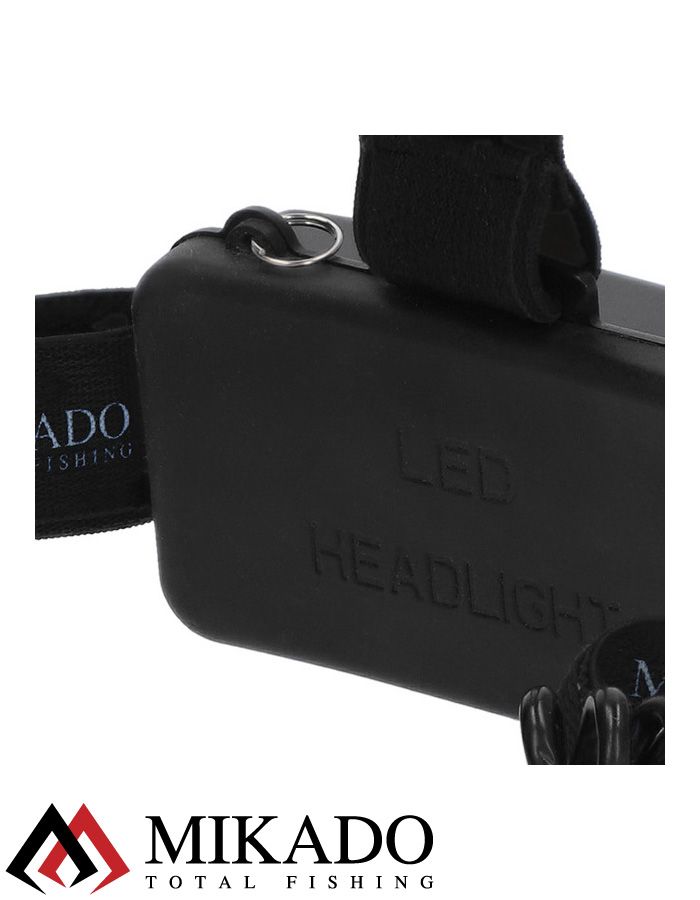 Налобный фонарик Mikado AML01-2209 10W-550lm + УФ свет (2 светодиода "High Power Cree", USB)