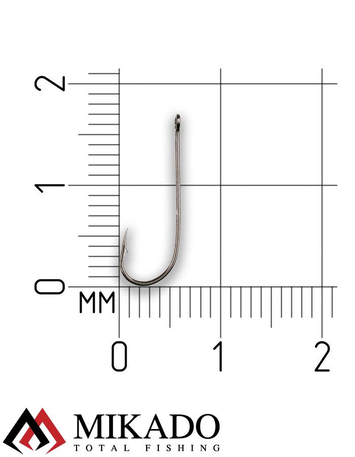 Крючки Mikado SENSUAL - ROUND № 10 BN (с ушком) ( 10 шт.)