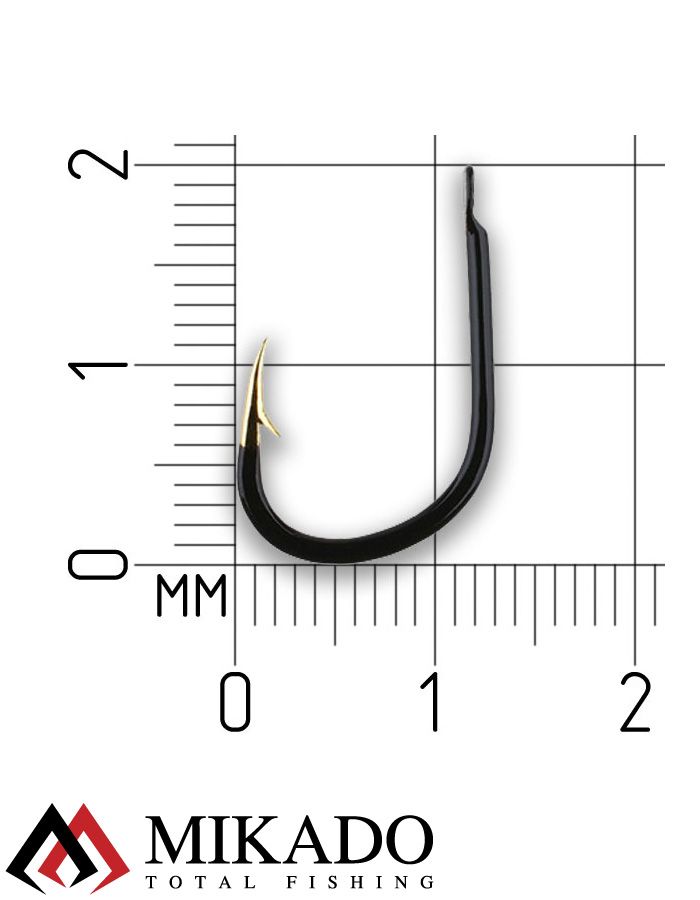 Крючки Mikado GOLDEN POINT - ISEAMA №  1 GB (с лопаткой) ( 10 шт.)