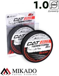 Плетеный шнур Mikado CAT TERRITORY OCTA 1,00 green (30 м) - 132.00 кг.