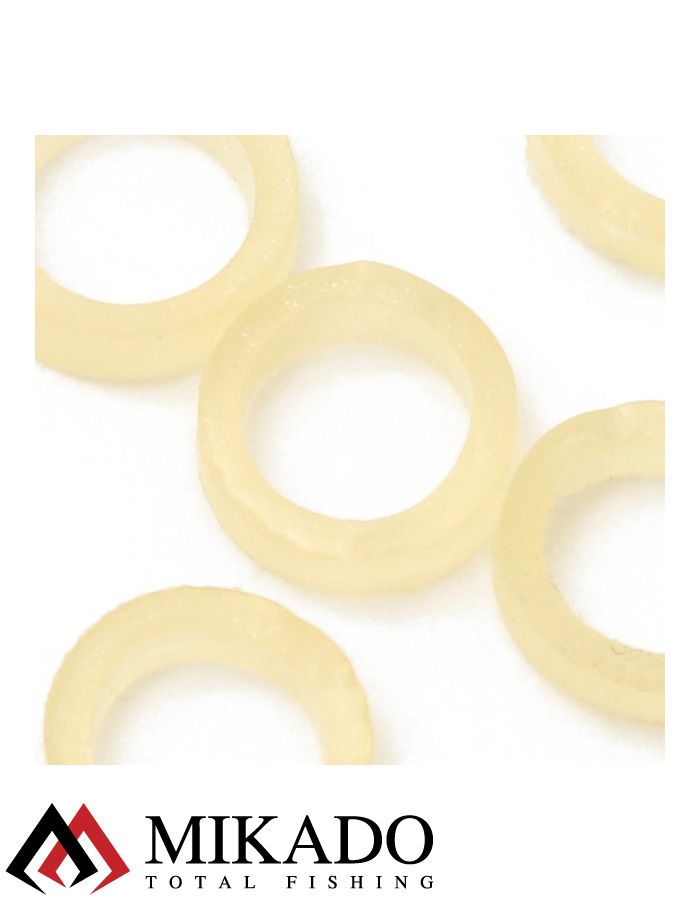 Резинки для крепления насадки Mikado 3 мм. (прозрачные, жесткие) ( 50 шт.)