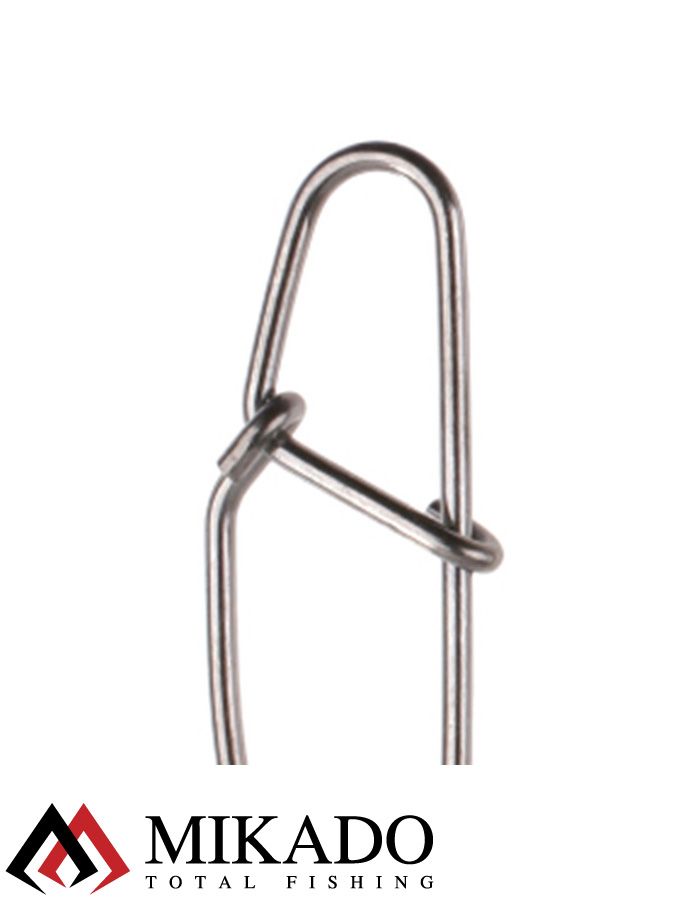 Застежка Mikado New hooked BN № 3.  тест 35 кг. (12 шт.)