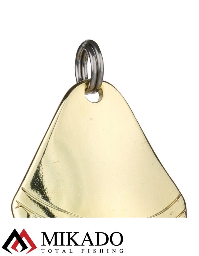 Блесна колеблющаяся Mikado FROG №2, 22 г., 5.3 см., золото