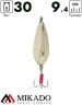 Блесна колеблющаяся Mikado NANCY №6, 30 г., 9.4 см., золото
