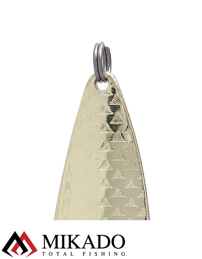 Блесна колеблющаяся Mikado NANCY №6, 30 г., 9.4 см., золото