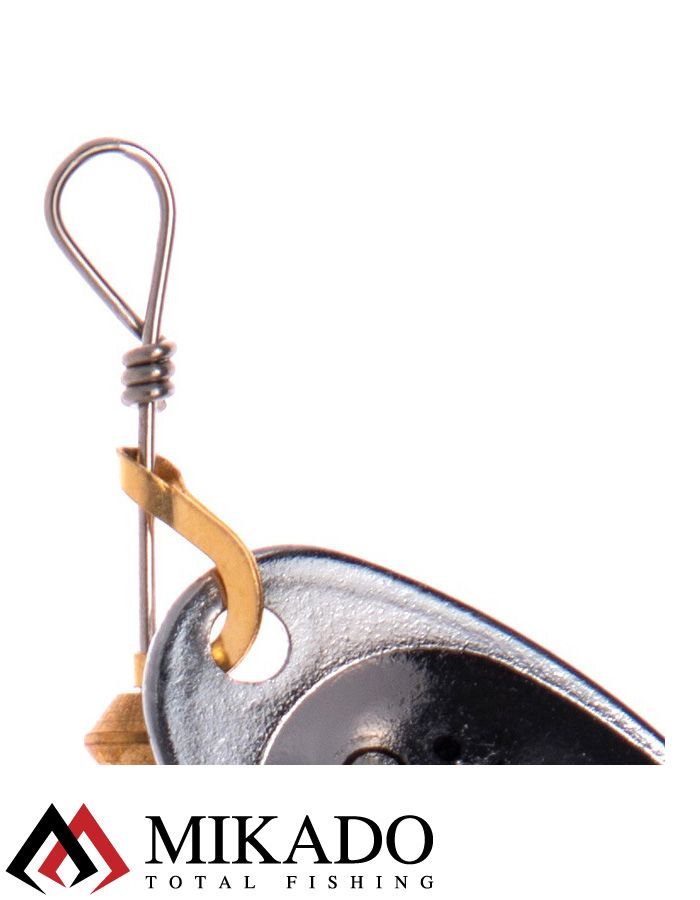 Блесна вращающаяся с кисточкой Mikado BLASTER № 1, 3 г., серебро/11