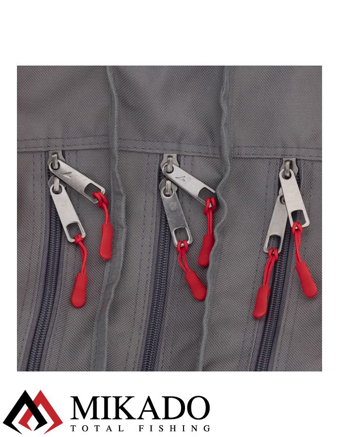 Чехол для удилищ Mikado 3 секции 160 см. серый