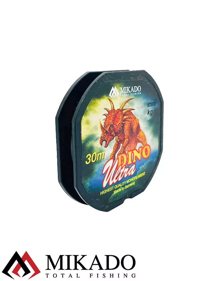 Леска мононить Mikado DINO ULTRA 0,12 (30 м) - 2.60 кг.