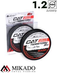 Плетеный шнур Mikado CAT TERRITORY OCTA 1,20 green (30 м) - 153.00 кг.