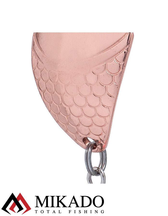 Блесна колеблющаяся Mikado FROG №2, 22 г., 5.3 см., медь