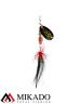 Блесна вращающаяся с кисточкой Mikado BLASTER № 1, 3 г., серебро/21