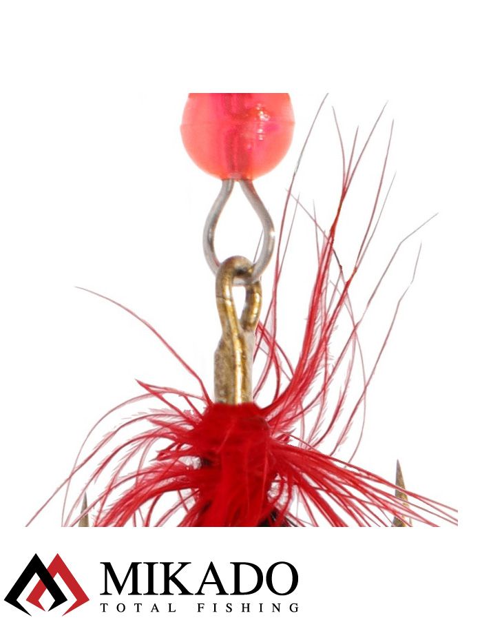 Блесна вращающаяся с кисточкой Mikado BLASTER № 1, 3 г., серебро/21