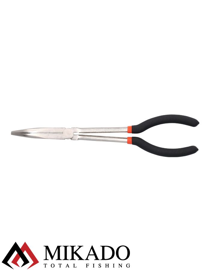 Щипцы многофункциональные Mikado FOR UNHOOKING длинные, кривые (30 см.)