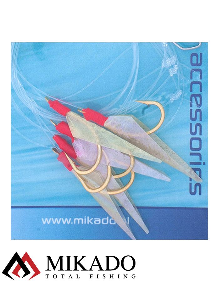 Морская оснастка Mikado FISH SKIN RIG / HOLO #01, LS-A700-01
