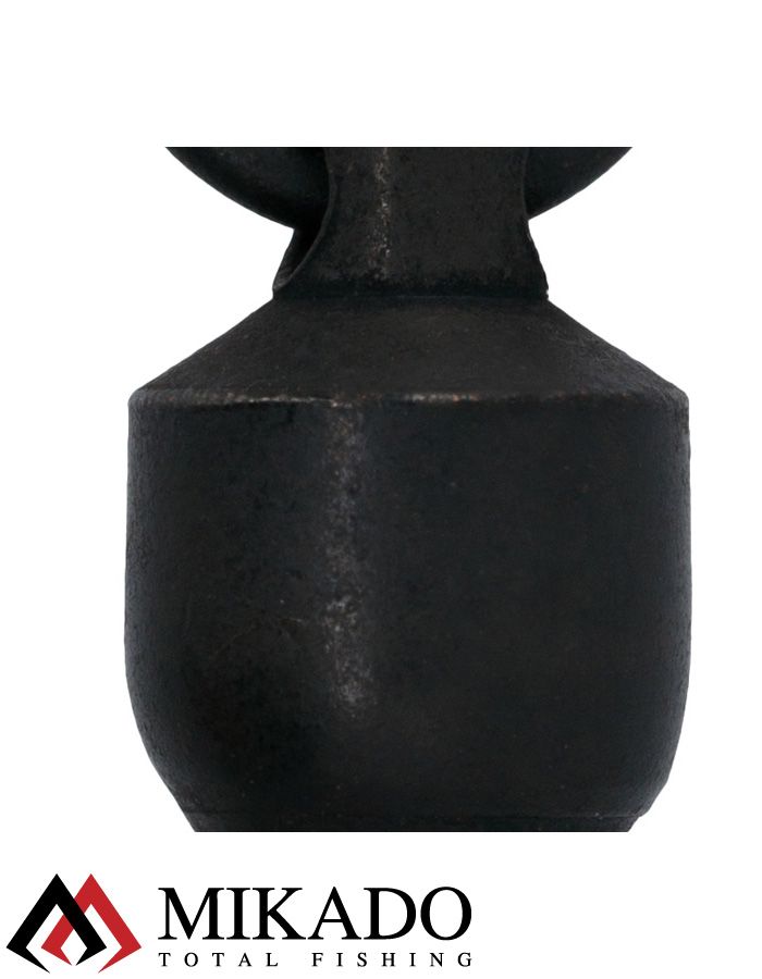 Вертлюг с шарикоподшипником Mikado № 6 черный, матовый ( 5 шт.)