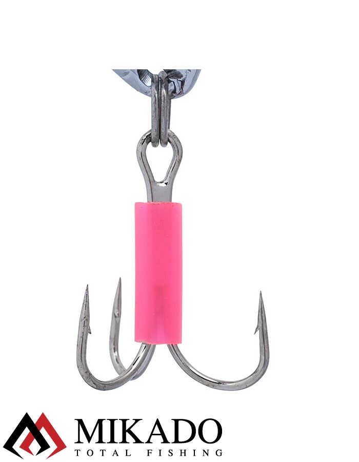 Блесна колеблющаяся Mikado FROG №2, 22 г., 5.3 см., серебро