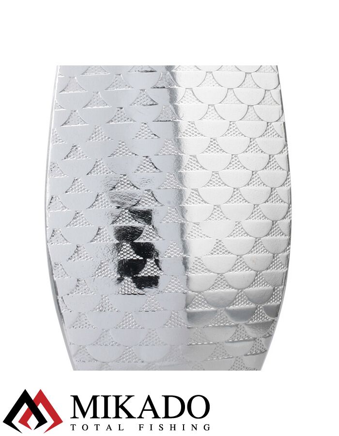 Блесна колеблющаяся Mikado NANCY №6, 30 г., 9.4 см., серебро