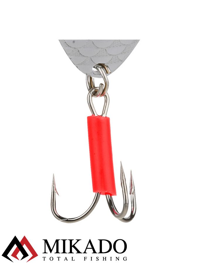 Блесна колеблющаяся Mikado NANCY №6, 30 г., 9.4 см., серебро