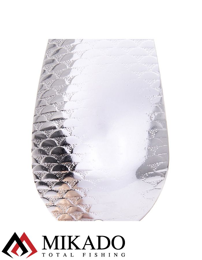 Блесна колеблющаяся Mikado TRACKER №1, 38 г., 8.5 см., состаренное серебро