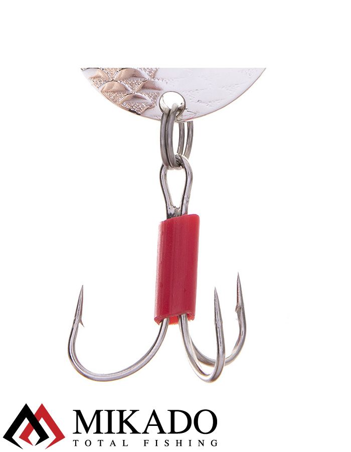 Блесна колеблющаяся Mikado TRACKER №1, 38 г., 8.5 см., состаренное серебро