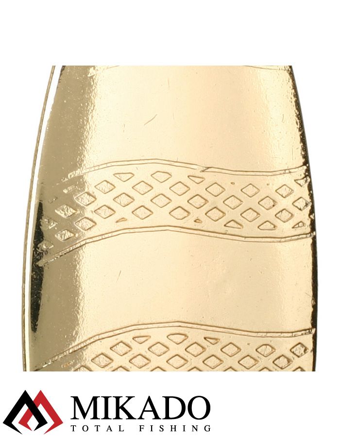 Блесна вращающаяся Mikado DRONE №2, 11.8 г., золото 01, длина лепестка 40 мм.