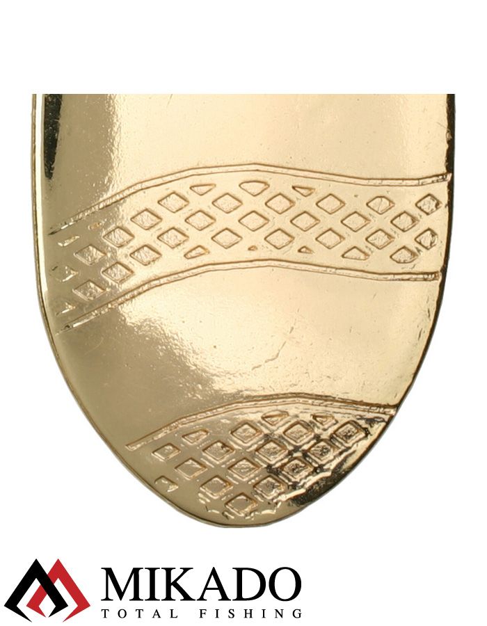 Блесна вращающаяся Mikado DRONE №2, 11.8 г., золото 01, длина лепестка 40 мм.