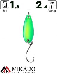 Блесна колеблющаяся Mikado MINI 1.5 г., 2.4 см. 07