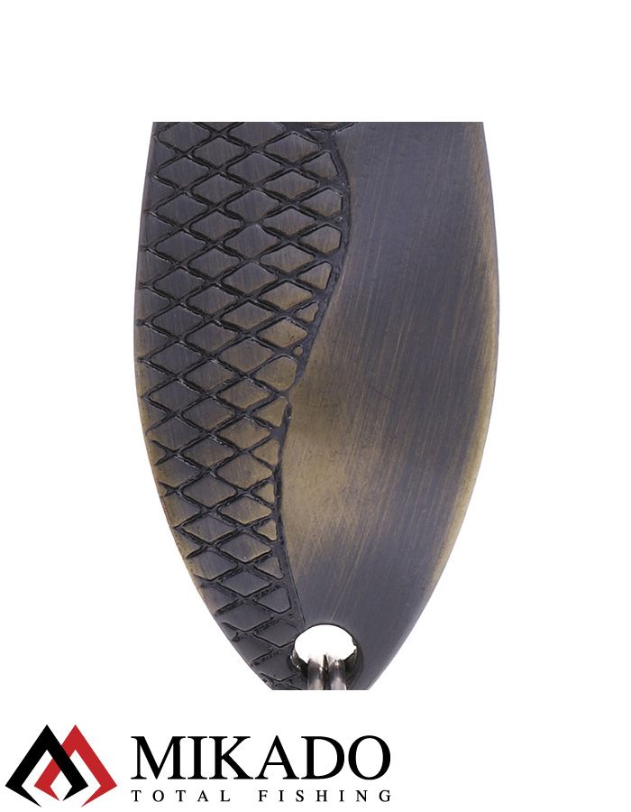 Блесна колеблющаяся Mikado DANCER №1, 5 г., 3.8 см., состаренная латунь