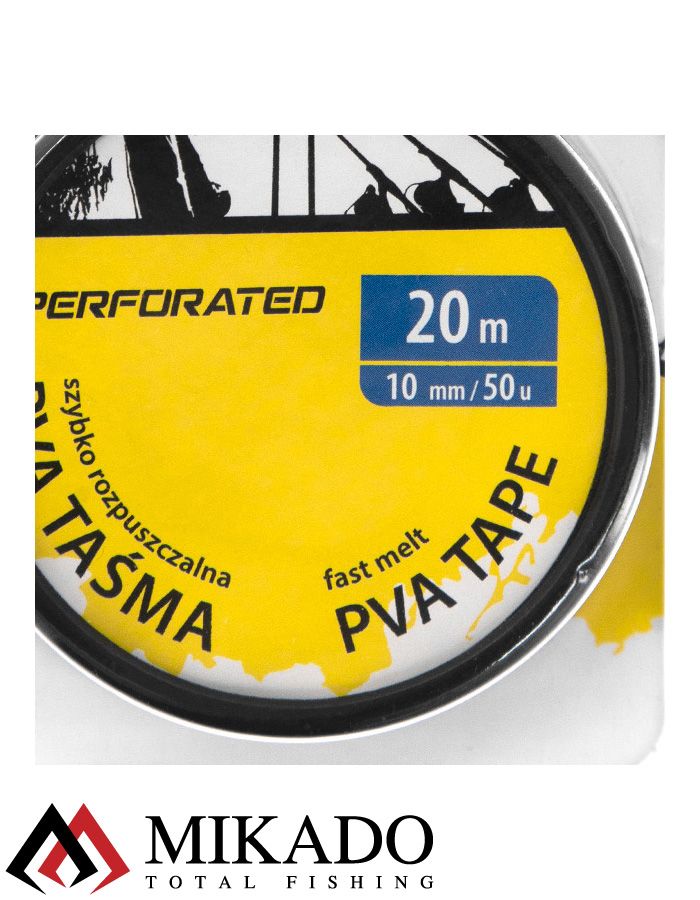 Лента ПВА Mikado с перфорацией длина 20 м., ширина 10 мм., тощина 50 мкм.