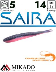 Приманка слаг Mikado SAIRA 14 см., 10 г., 371 (5 шт.)