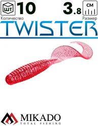 Твистер Mikado TWISTER 38 мм., 0.6 г., 05 (10 шт.)