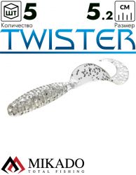 Твистер Mikado TWISTER 52 мм., 1.7 г., 03T (5 шт.)