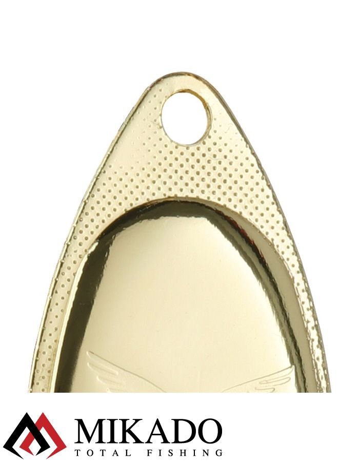 Блесна вращающаяся Mikado FOCUS №4, 8.5 г., золото 00, длина лепестка 41 мм.