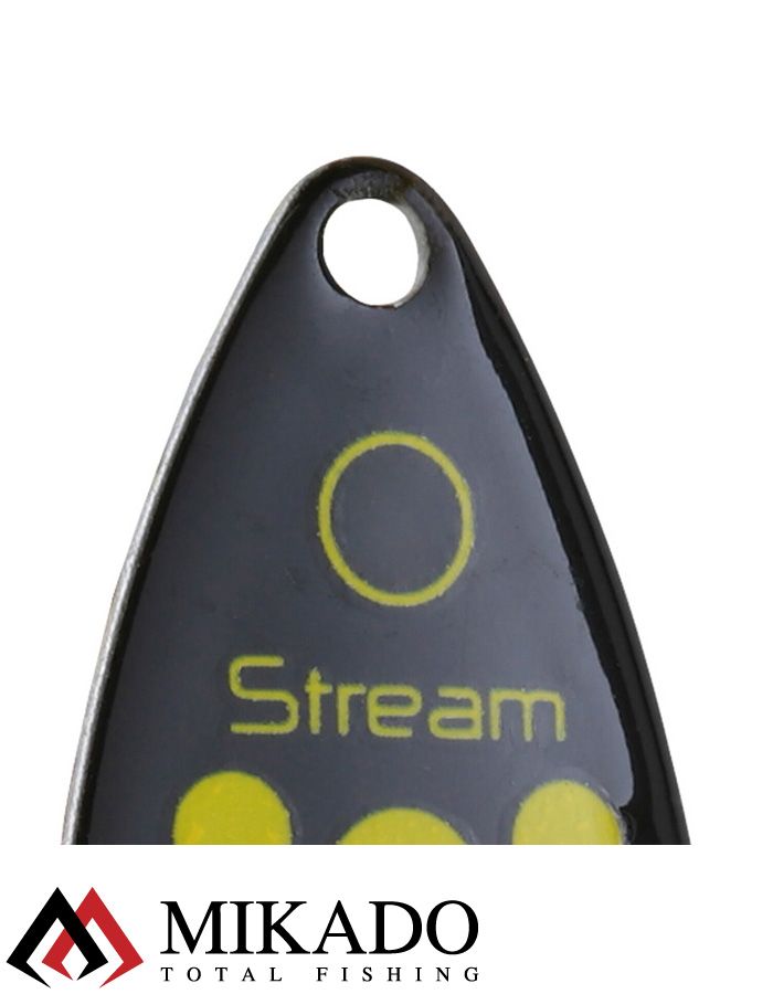 Блесна вращающаяся Mikado STREAM №3, 10 г., серебро 21, длина лепестка 52 мм.