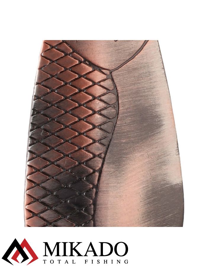 Блесна колеблющаяся Mikado DANCER №1, 5 г., 3.8 см., состаренная медь