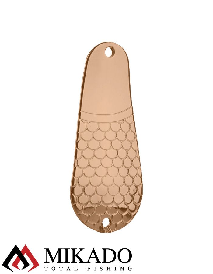 Блесна колеблющаяся Mikado GNOM №1, 12 г., 5 см., медь