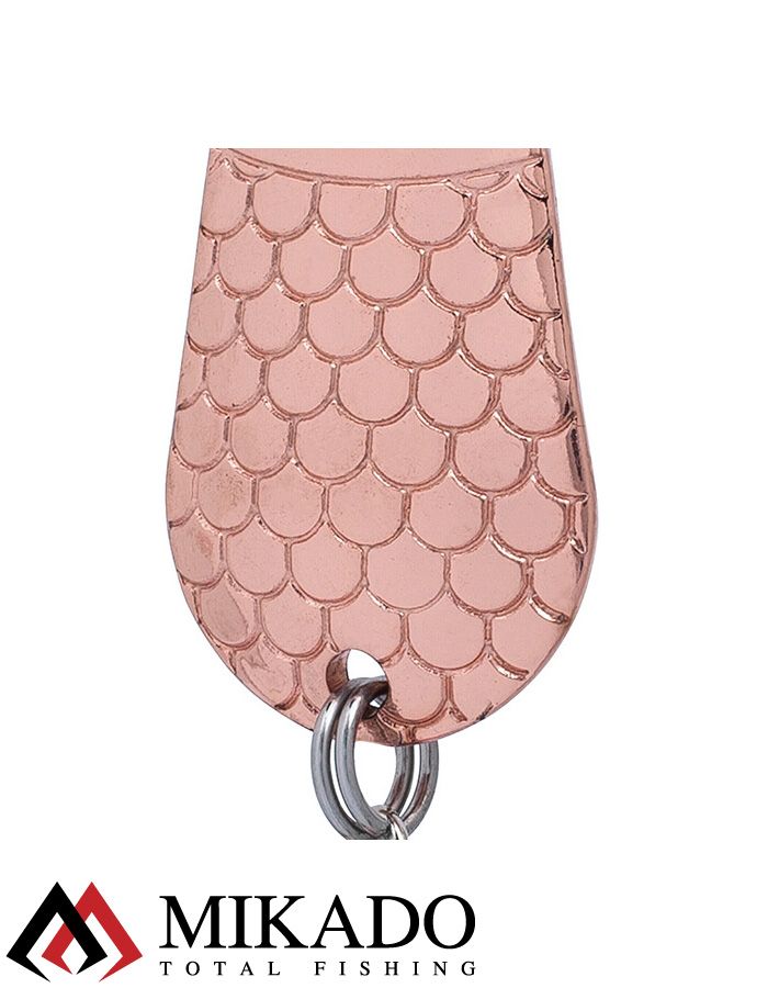 Блесна колеблющаяся Mikado GNOM №1, 12 г., 5 см., медь