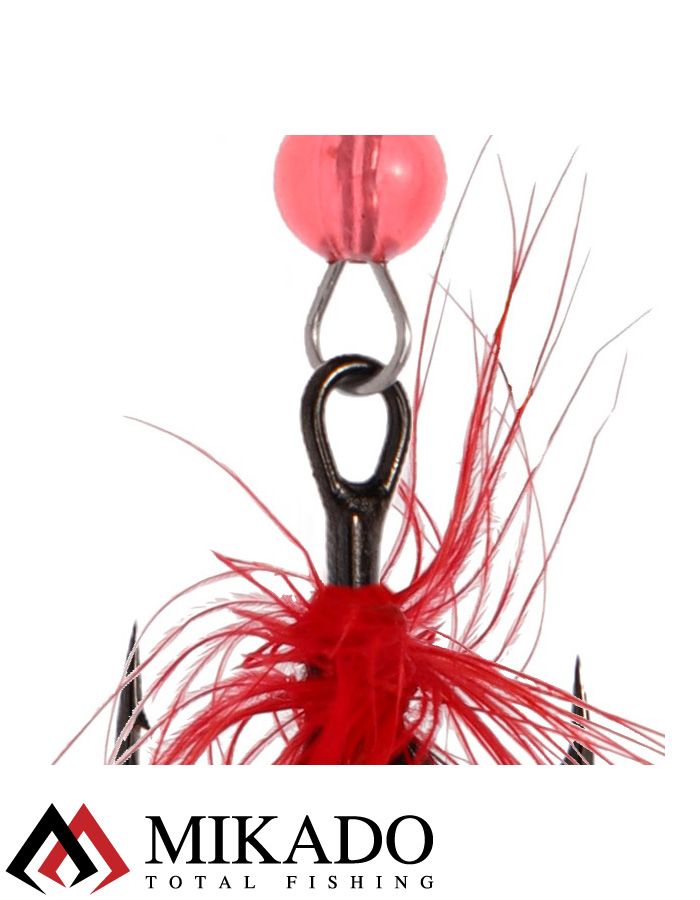 Блесна вращающаяся с кисточкой Mikado BLASTER № 1, 3 г., серебро/26