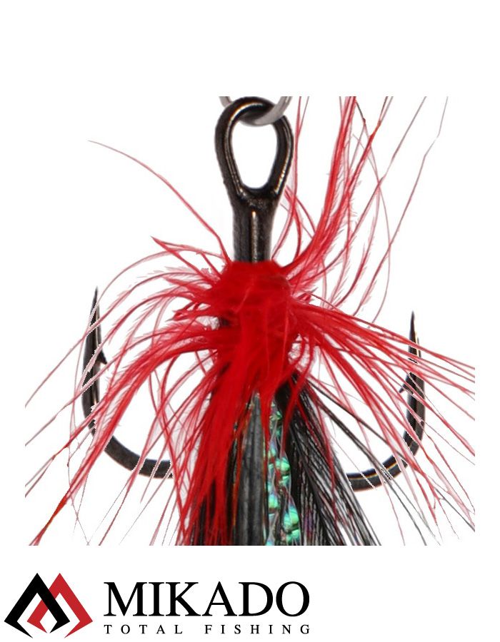 Блесна вращающаяся с кисточкой Mikado BLASTER № 1, 3 г., серебро/26