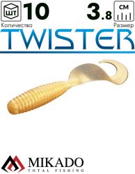 Твистер Mikado TWISTER 38 мм., 0.6 г., 05T (10 шт.)