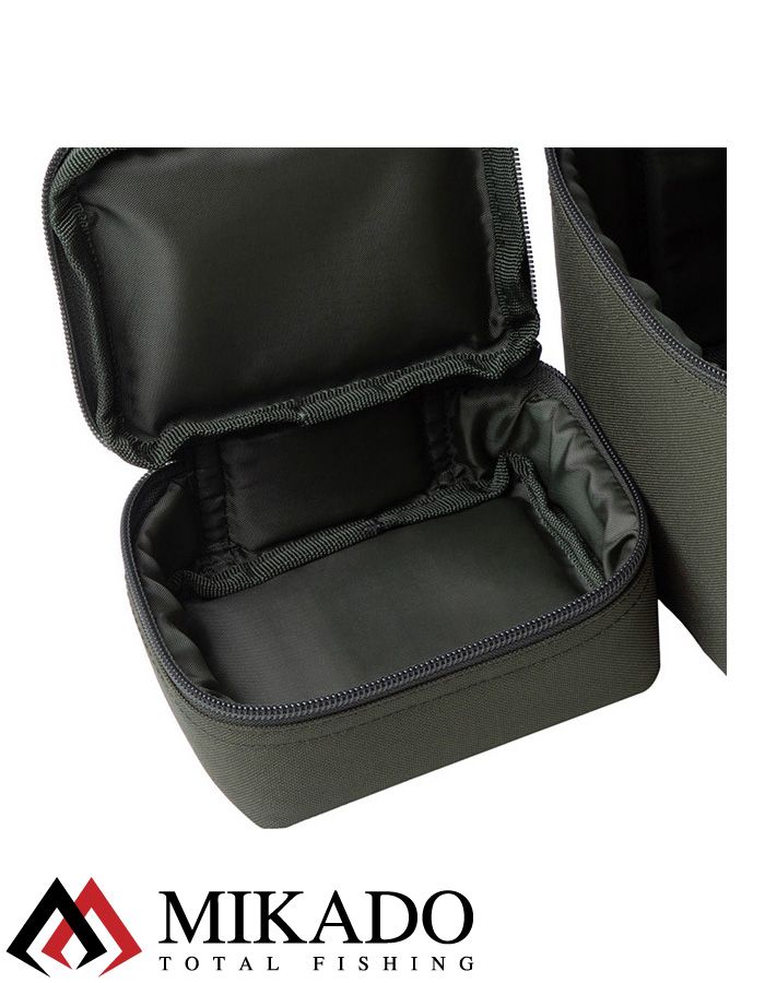 Сумка для карповых аксессуаров Mikado ENCLAVE UWF-022 (25 x 16 x 12 см.) темно-зеленая