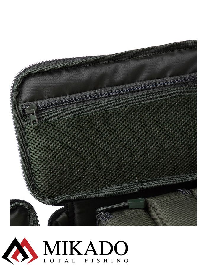 Сумка для карповых аксессуаров Mikado ENCLAVE UWF-022 (25 x 16 x 12 см.) темно-зеленая