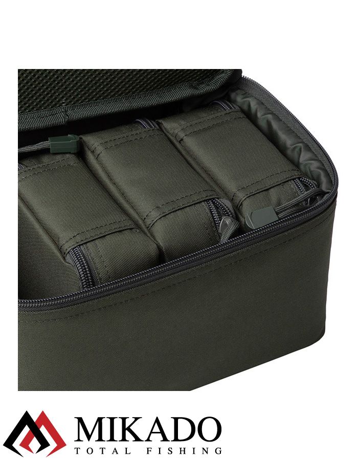 Сумка для карповых аксессуаров Mikado ENCLAVE UWF-022 (25 x 16 x 12 см.) темно-зеленая